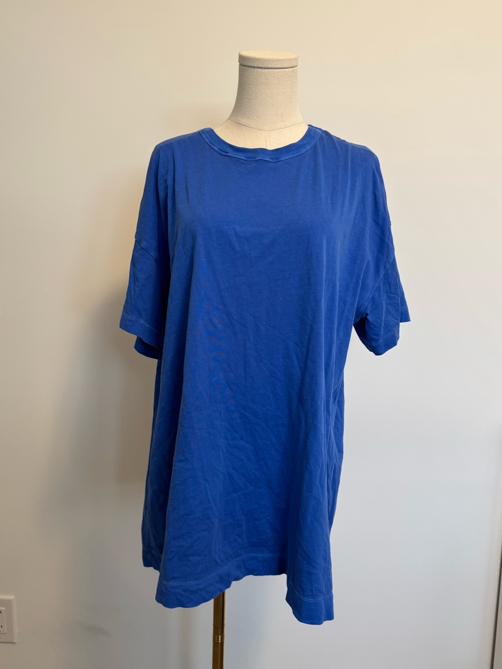 Old Navy Blue Short-Sleeve Oversized Crewneck T-Shirt